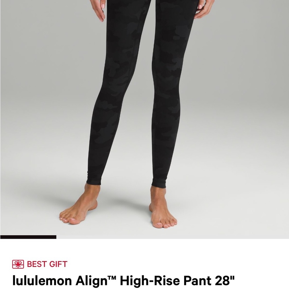 lululemon athletica Black Align High-Rise Leggings
